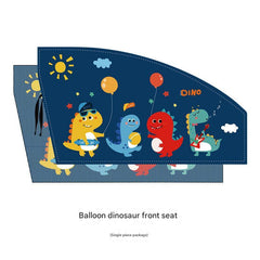 Cartoon giraffe themed car window sunshade