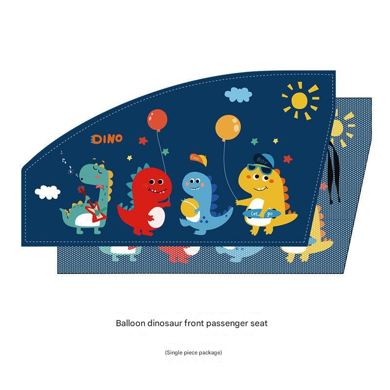 Magnetic attachment for children’s car sunshade