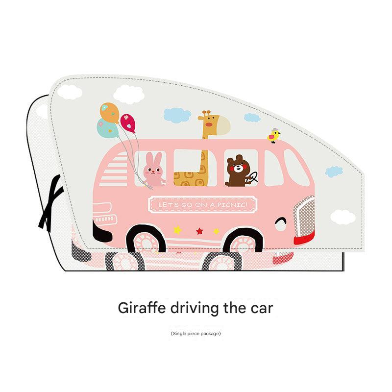 Car sunshade designed for summer protection