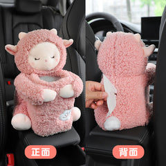 Plush car trash bin showing lightweight design image 7