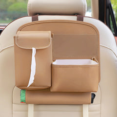 Waterproof Backseat Storage Solution in Brown