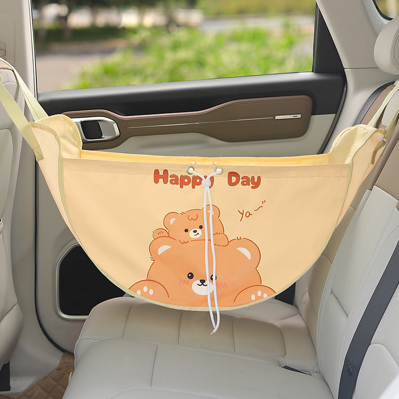 Multi-function car storage bag with bear design
