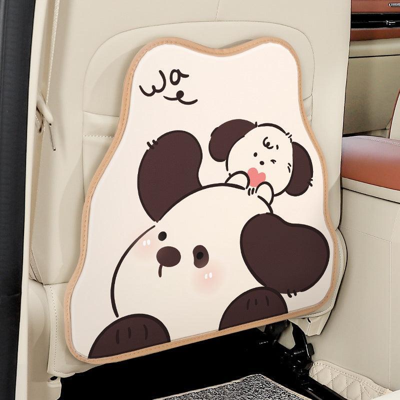 Stylish cartoon car seat protector for children