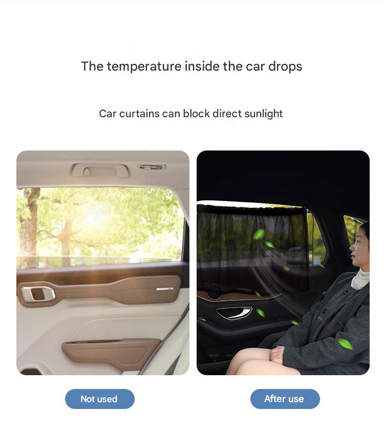Heat blocking sunshade in black colour - Image 4