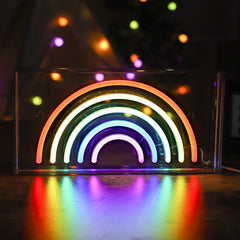 Neon Bliss LED shaped light displaying 'LOVE'