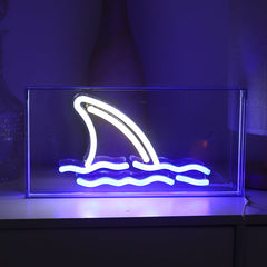Bright neon light in colourful shapes for bar settings