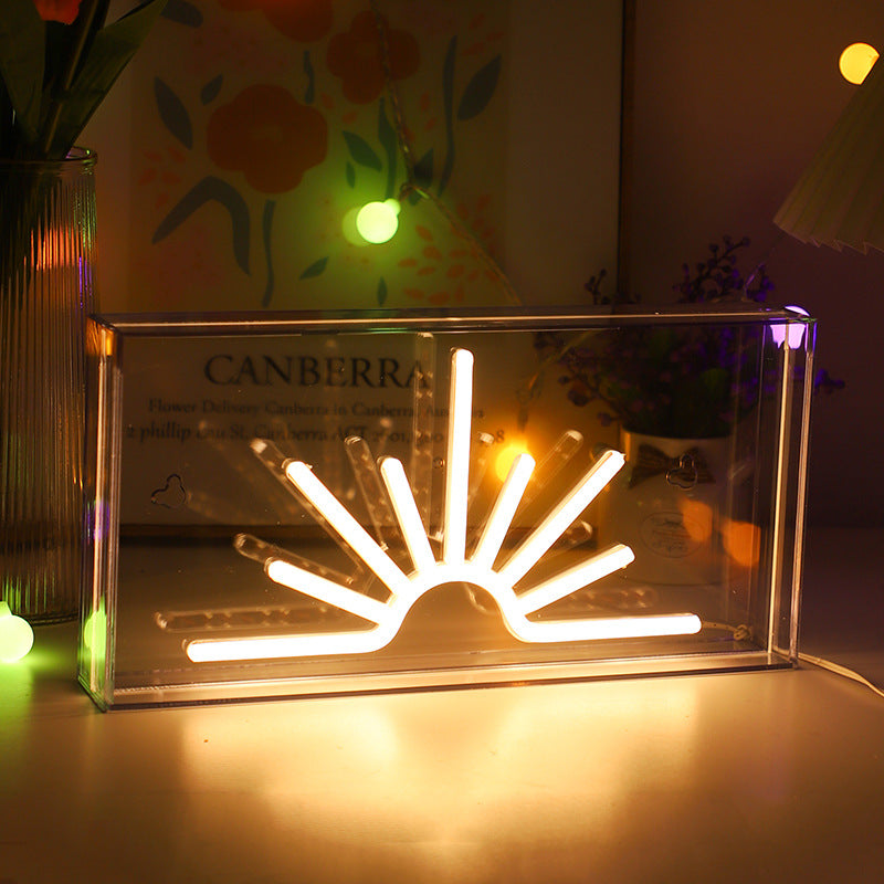 Creative neon light design for parties