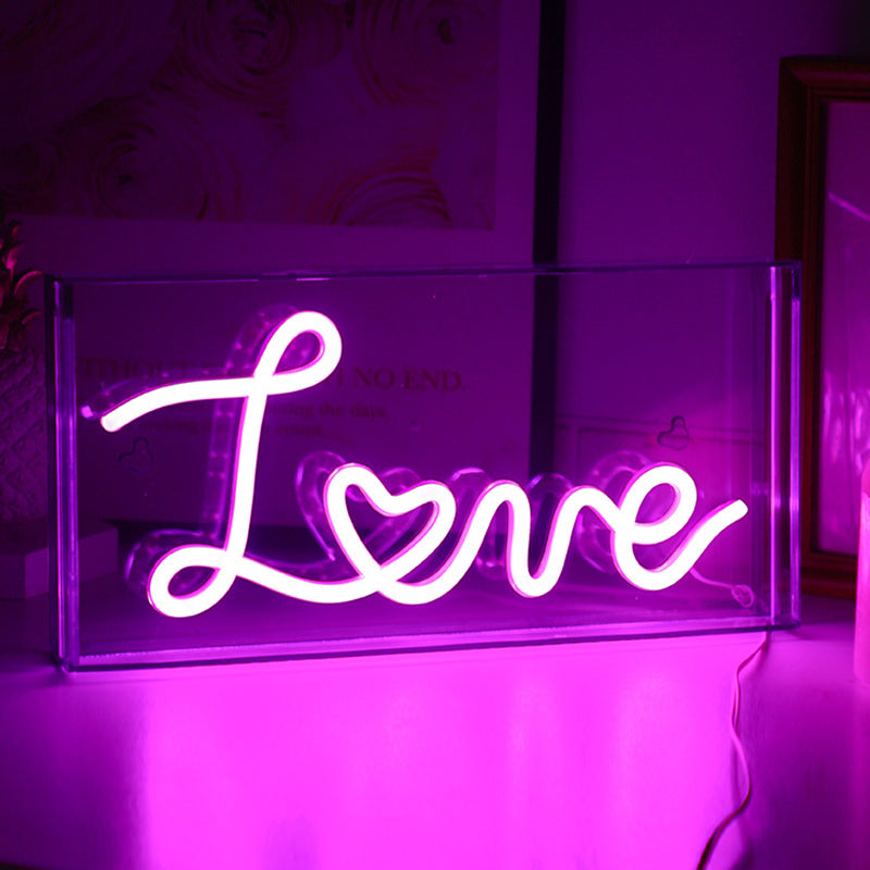 Neon Bliss LED shaped light displaying 'COFFEE'