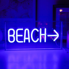 LED light shaped as a peace sign for decoration