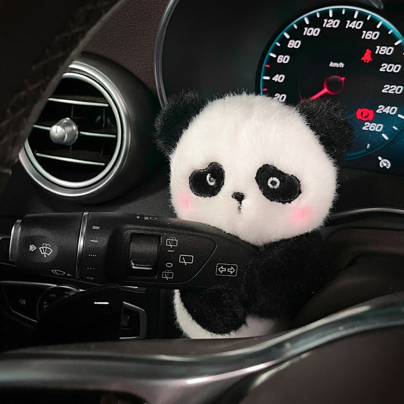 Bear cartoon car dashboard decoration with soft fabric