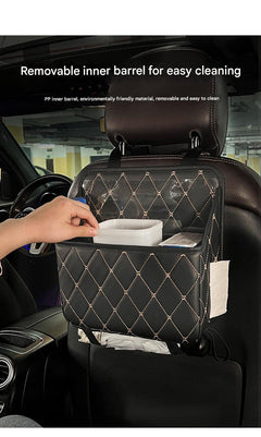 Durable car organiser with various compartments