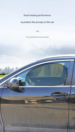 Mesh sunshade installation on car window