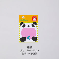Adorable Zoo Animal Sticky Notes Set image 1