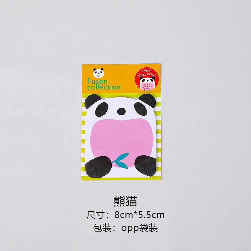 Adorable Zoo Animal Sticky Notes Set image 1