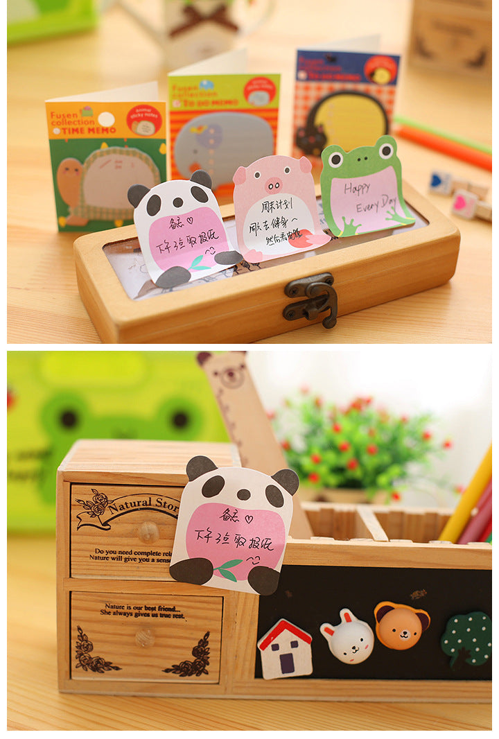 Cuddly panda sticky note