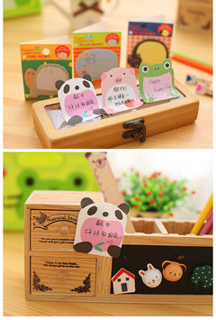 Cuddly panda sticky note
