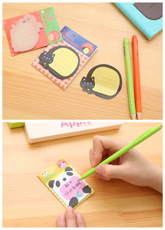 Various animal designs sticky note set