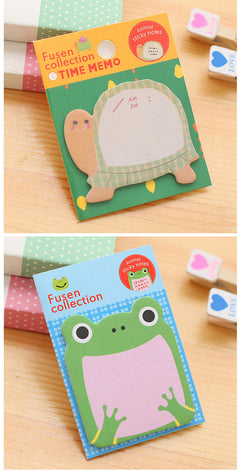 Cute frog cartoon sticky note