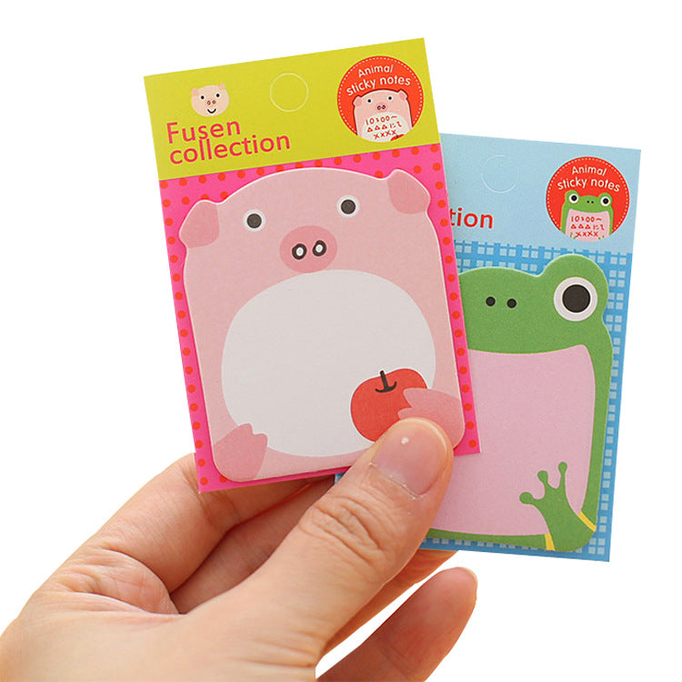 Friendly elephant sticky note