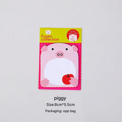 Cuddly panda sticky note
