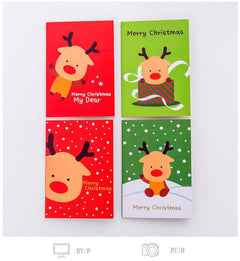 Christmas tree decorated pocket notepad