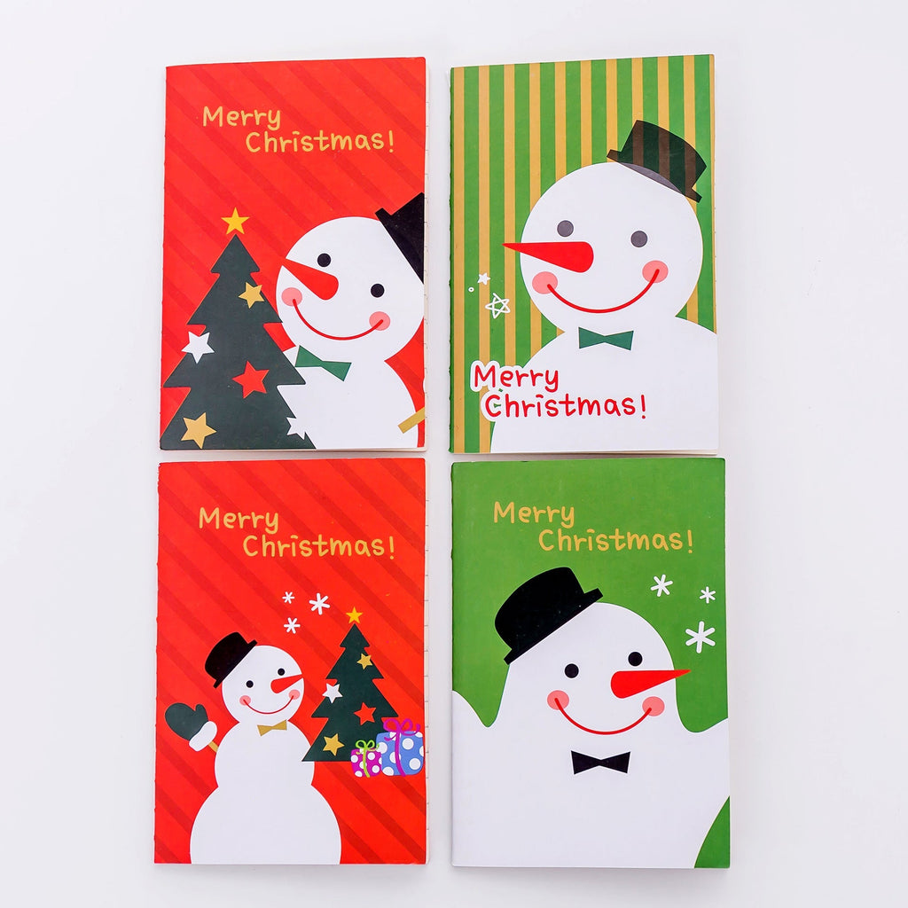 Multiple assorted Christmas cartoon notepads
