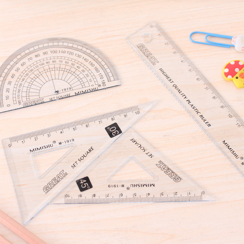 4-piece kit of student geometry tools - Image 3