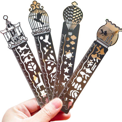 Elegant metal bookmark design 5 in artistic display