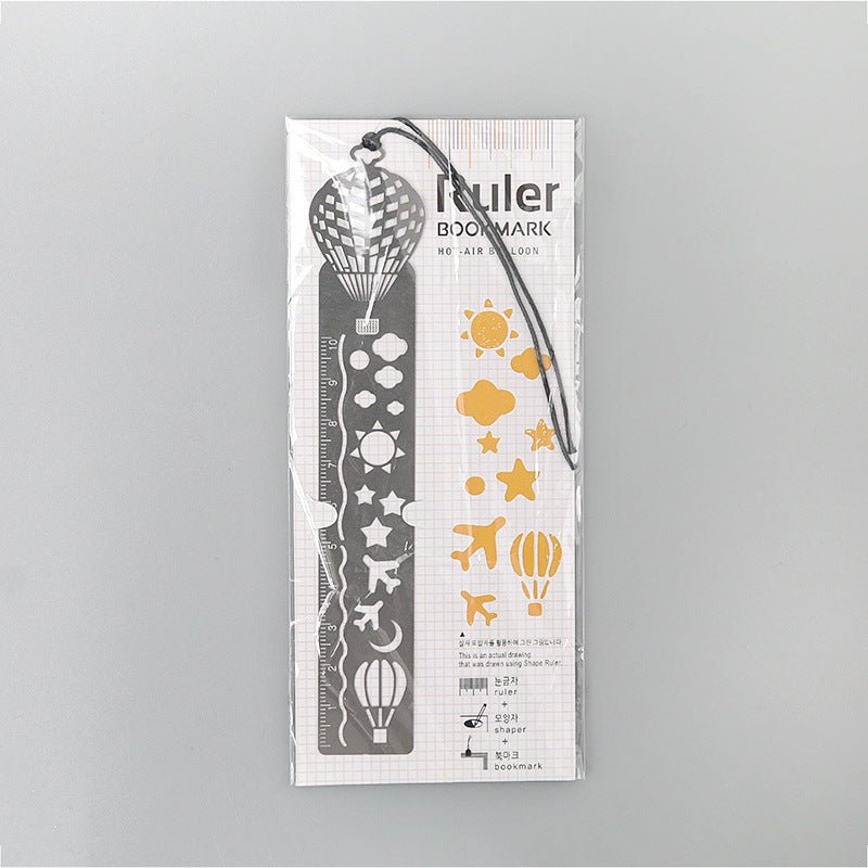 Elegant metal bookmark design 7 with unique graphics