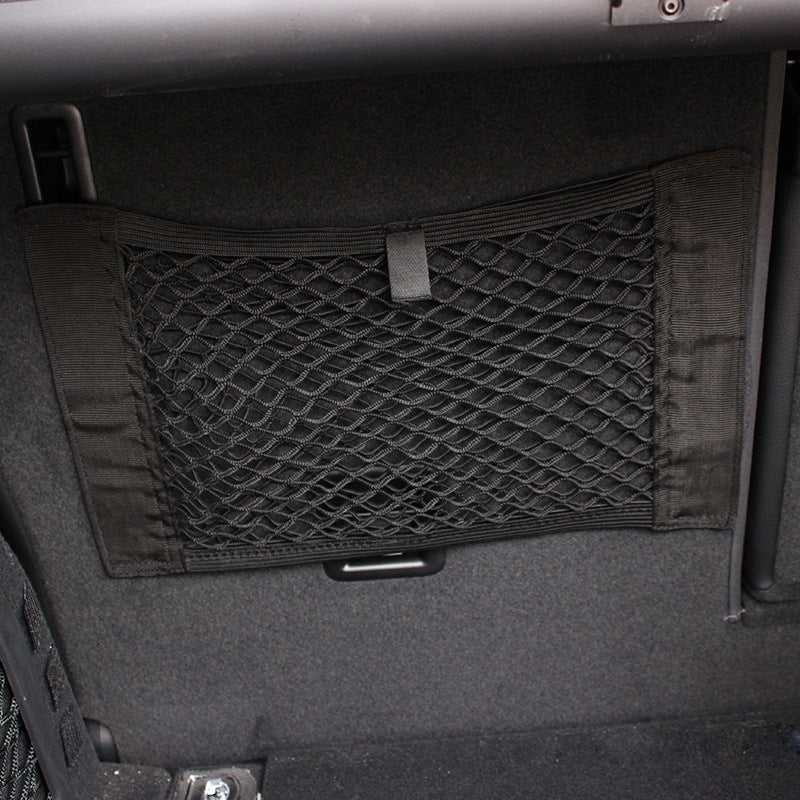 Organised trunk with cargo net
