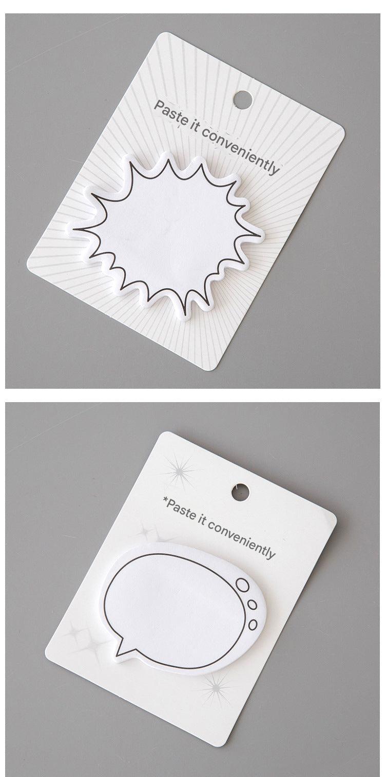 writing on Japanese style sticky notes