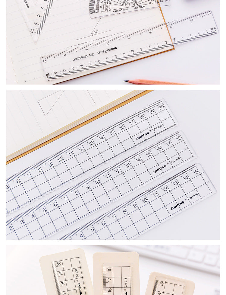 Custom logo printed on an acrylic ruler