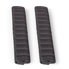 plush car seat belt shoulder pad cover in black