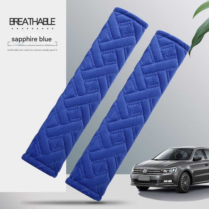 plush car seat belt cover group image