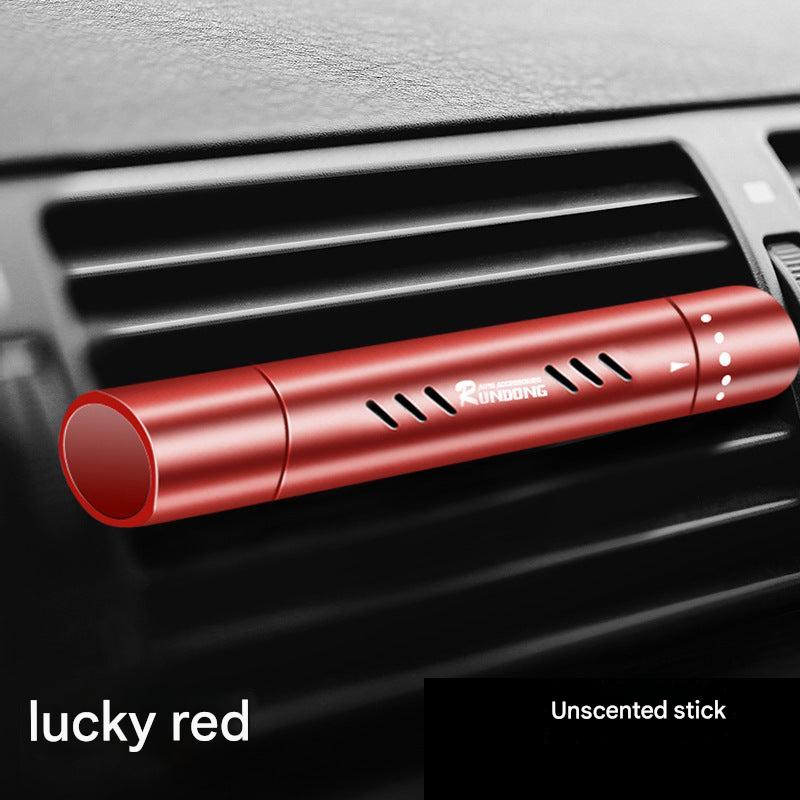 Various fragrance options for car fresheners displayed