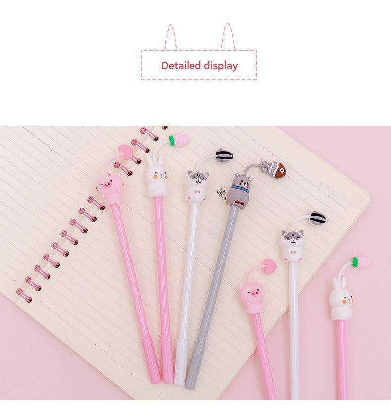 Lightweight gel pen in hand for easy writing