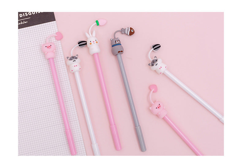 Cute gel pens ideal for note-taking and exams