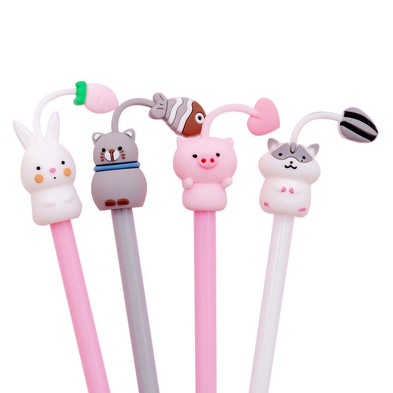 Lightweight gel pen in hand for easy writing