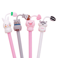 Lightweight gel pen in hand for easy writing