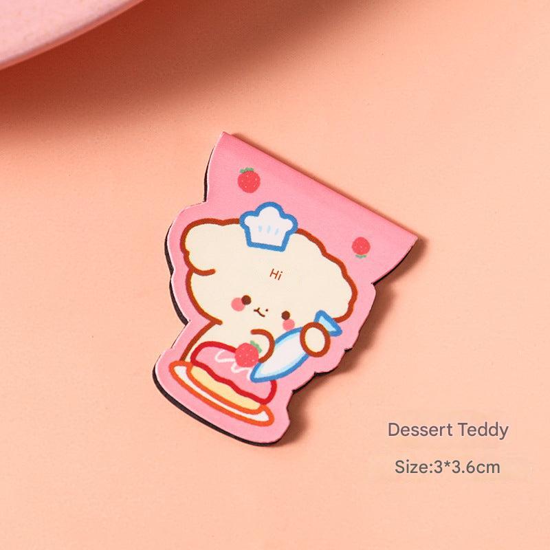 Charming magnetic bookmark featuring Layer Cake Rabbit
