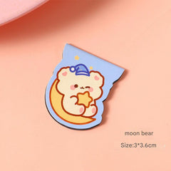 Charming magnetic bookmark featuring Multicoloured Sweet Teddy