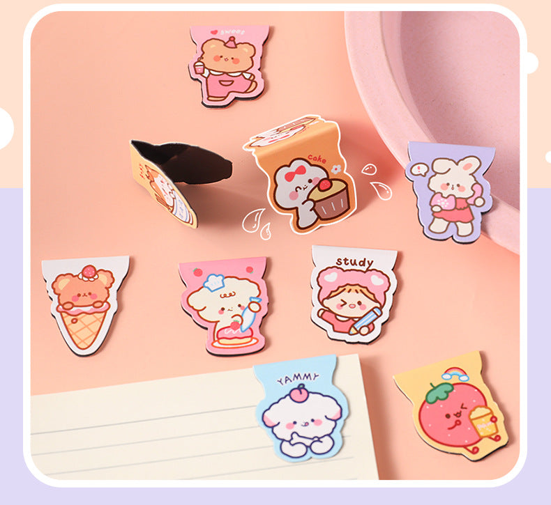 Charming magnetic bookmark of a Playful Cat