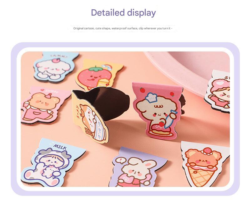 Charming magnetic bookmark with Decoration Teddy Bear design