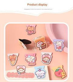Charming magnetic bookmark featuring Layer Cake Rabbit