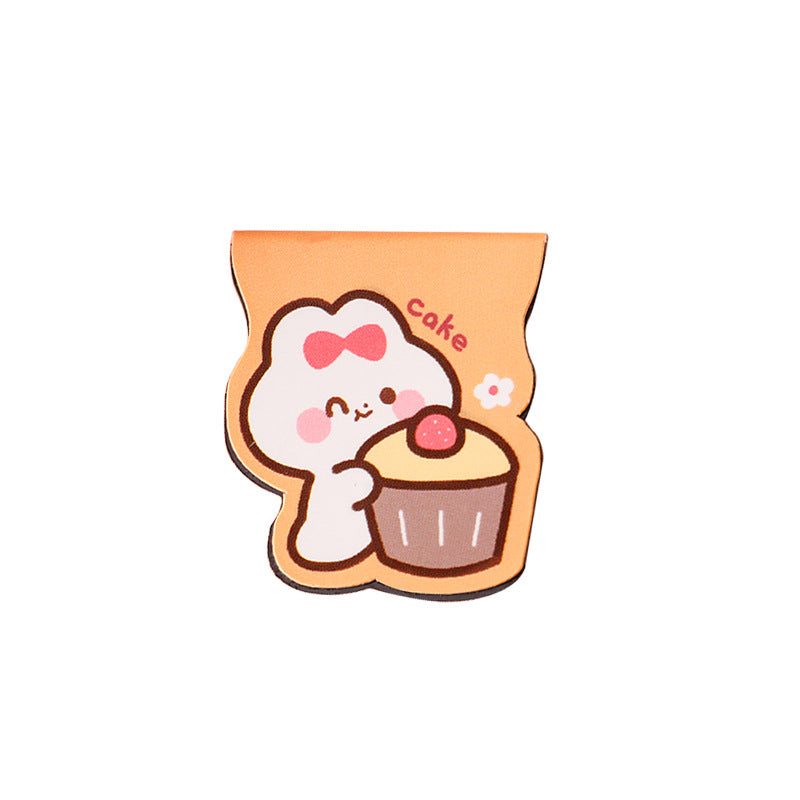 Charming magnetic bookmark featuring Layer Cake Rabbit
