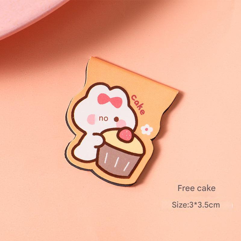 Charming magnetic bookmark of a Playful Cat