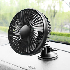 car fan with suction mount