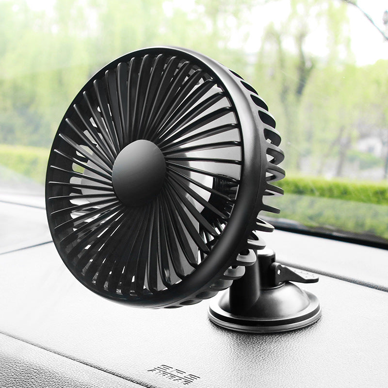 car fan with suction mount