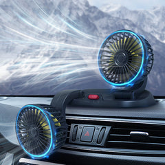 car fan with suction mount