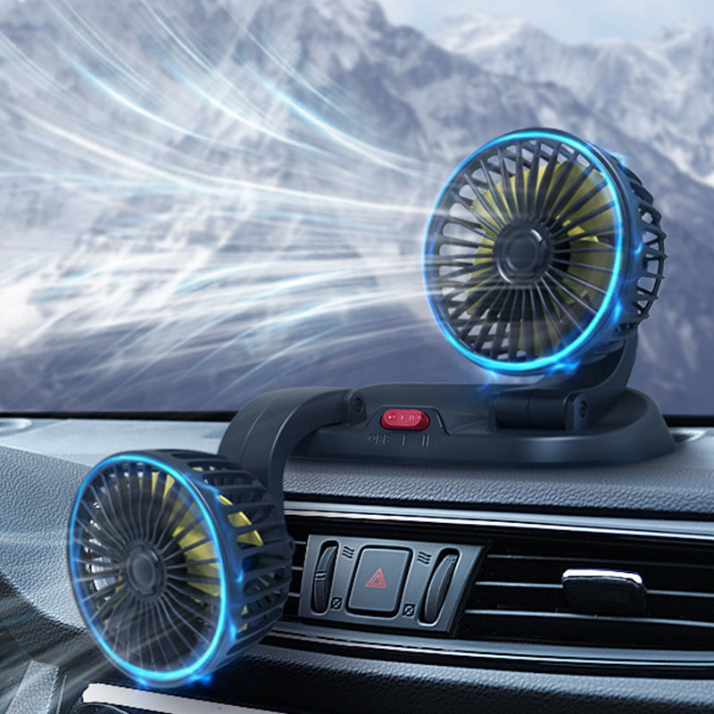 car fan with suction mount